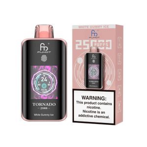 RandM Tornado 25000 White Gummy Ice