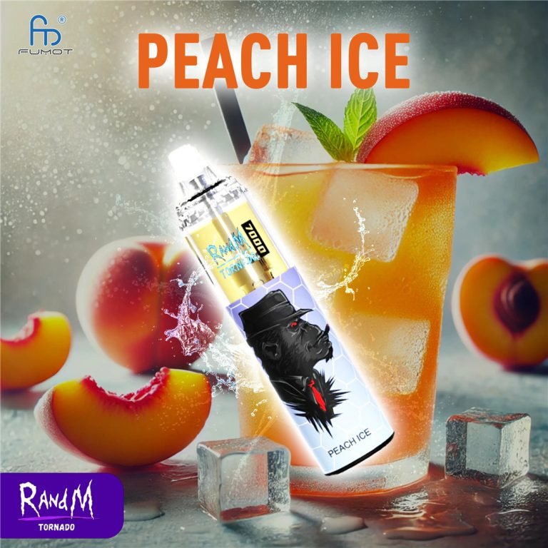 Peach Ice RandM Tornado 7000