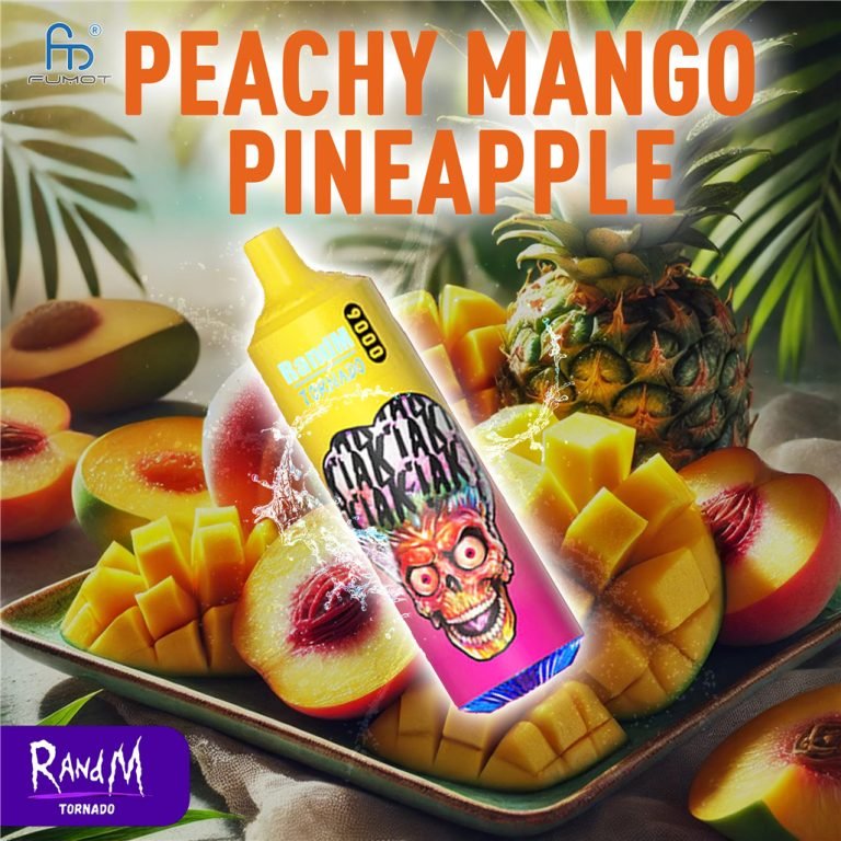 Peachy Mango Pineapple RandM Tornado 9000