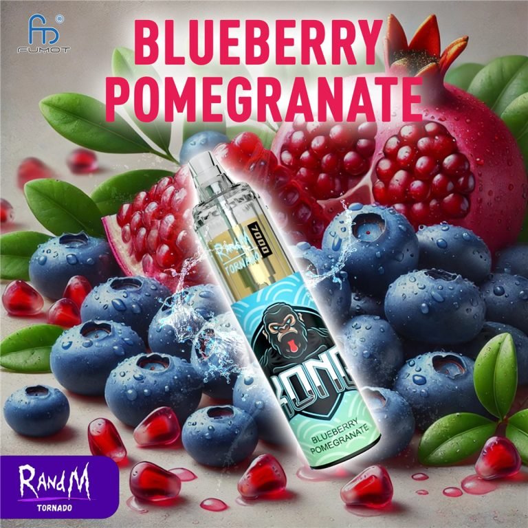 Blueberry Pomegranate RandM Vape 7000