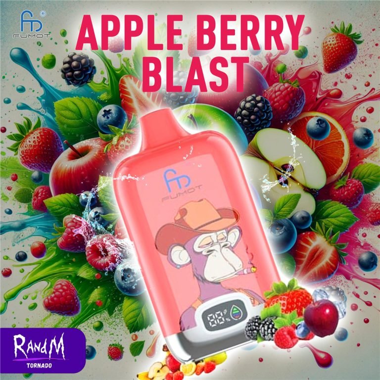 RandM 12000 apple berry blast