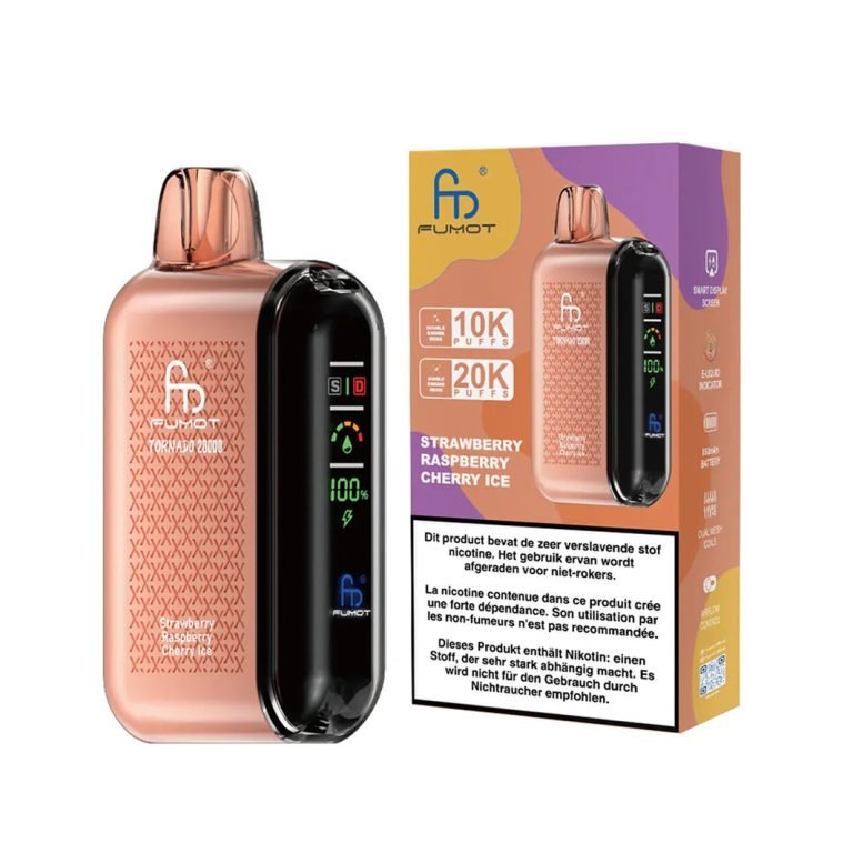 strawberry raspberry cherry ice fumot tornado 20000