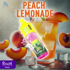 peach lemonade randm tornado vape 9000
