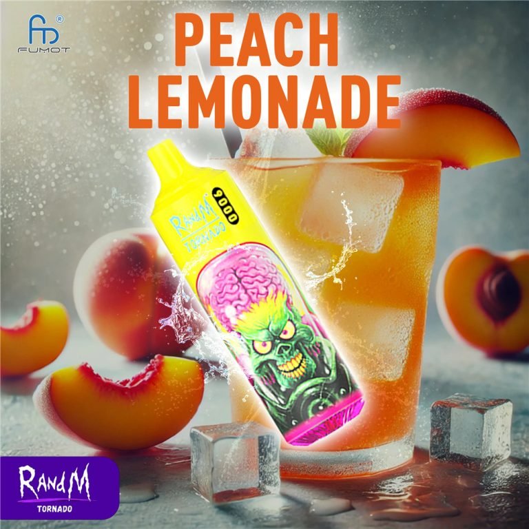 peach lemonade randm tornado vape 9000